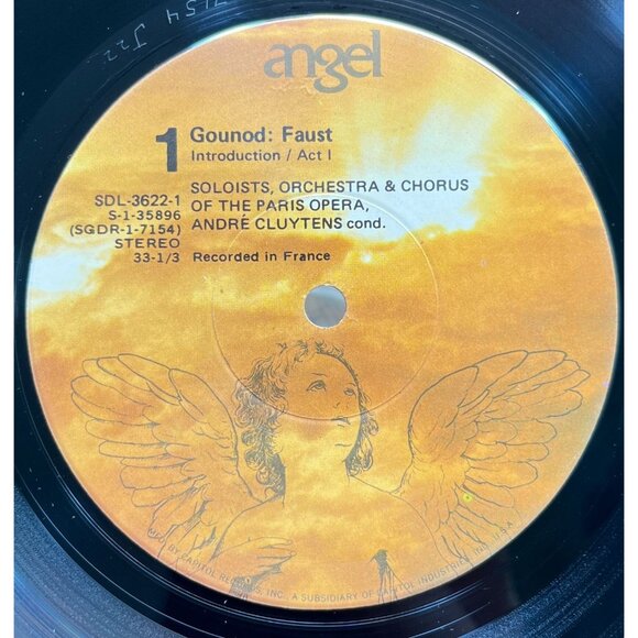 Gounod Faust 4LP Box Set Victoria De Los Angeles Angel 3622 Nicolai Gedda - Picture 2 of 9